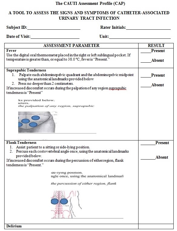 Knowledge checklist