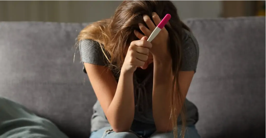 Depression resulting from the painful reality of abortion